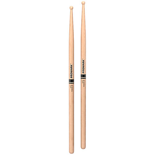 Promark Finesse Maple Round Tip Drum Sticks 2B Wood