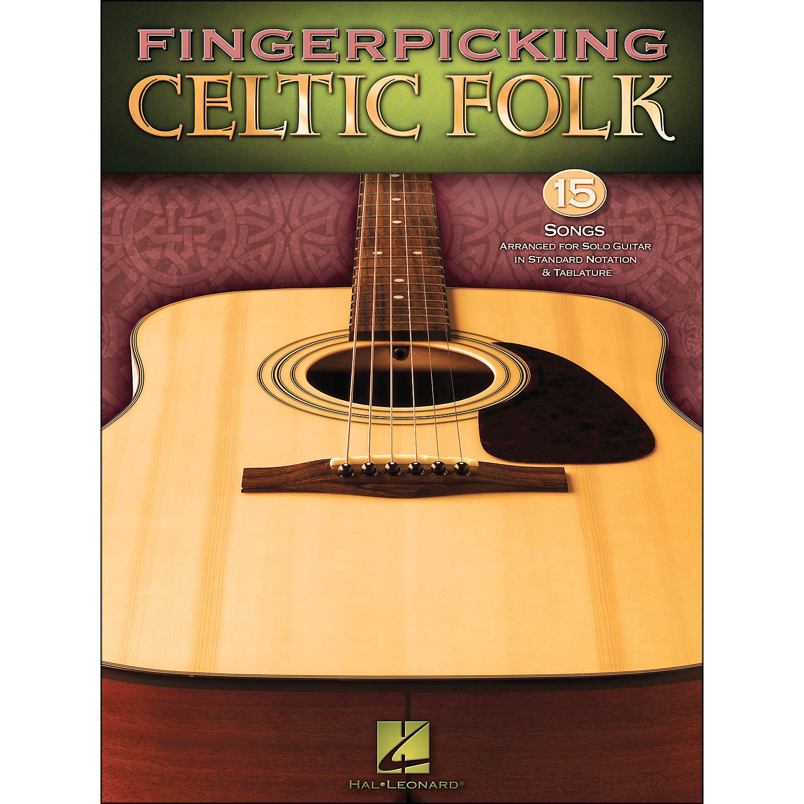 Hal Leonard Fingerpicking Celtic Folk 15 Songs Arr. for Solo Guitar In Standard Notation & Tab