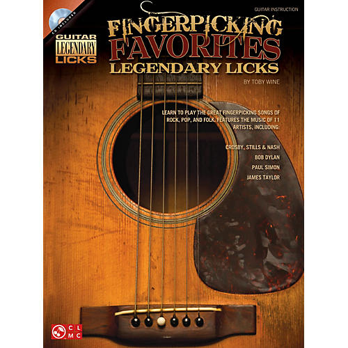 Hal Leonard Fingerpicking Favorites Legendary Licks Book/CD