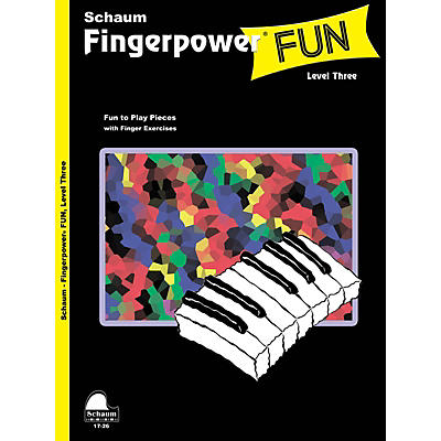 SCHAUM Fingerpower® Fun (Level 3 Early Inter Level) Educational Piano Book