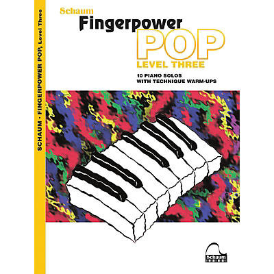 Schaum Fingerpower Pop - Level 3 (10 Piano Solos with Technique Warm-Ups)