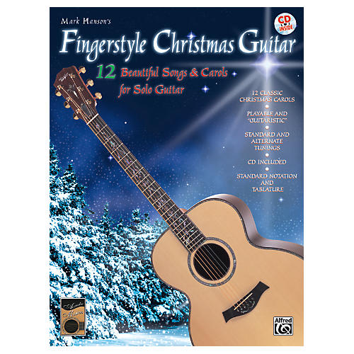 Alfred Fingerstyle Christmas Guitar Book & CD