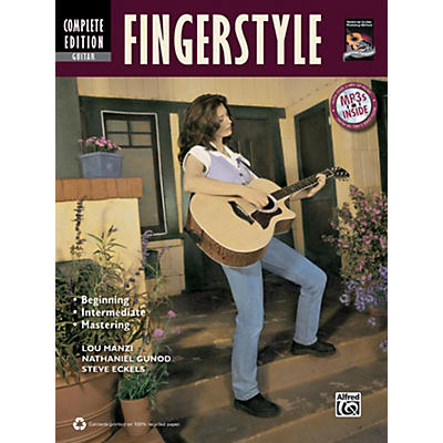 Alfred Fingerstyle Guitar Method Complete Book with CD