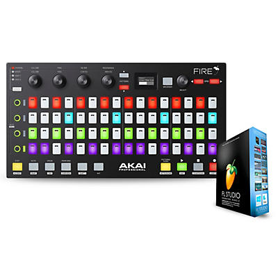 Akai Professional Fire FL Studio Controller With FL Studio Signature Bundle