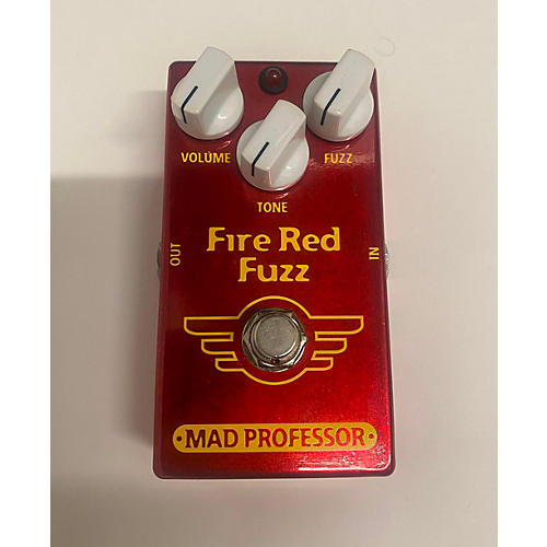 Fire Red Fuzz Effect Pedal
