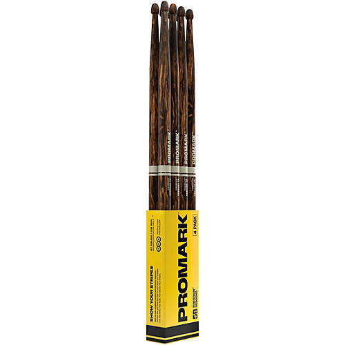 Promark FireGrain Rebound Acorn Tip Drum Sticks 4-Pack 5B Wood