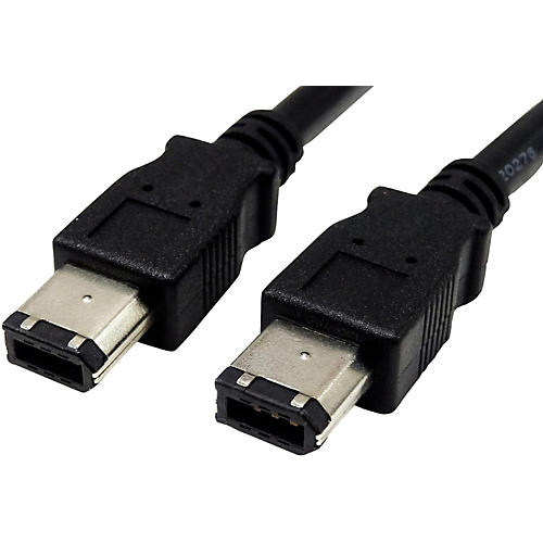Tera Grand FireWire 400 6 Pin Male to 6 Pin Male Cable 6 ft. Black