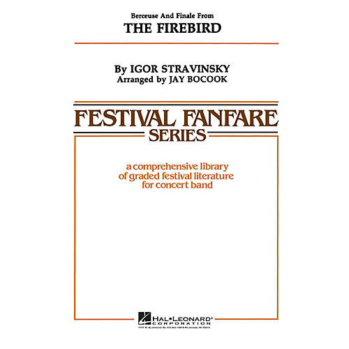Hal Leonard Firebird (Finale), The - Young Concert Band Level 3 arranged by Jay Bocook