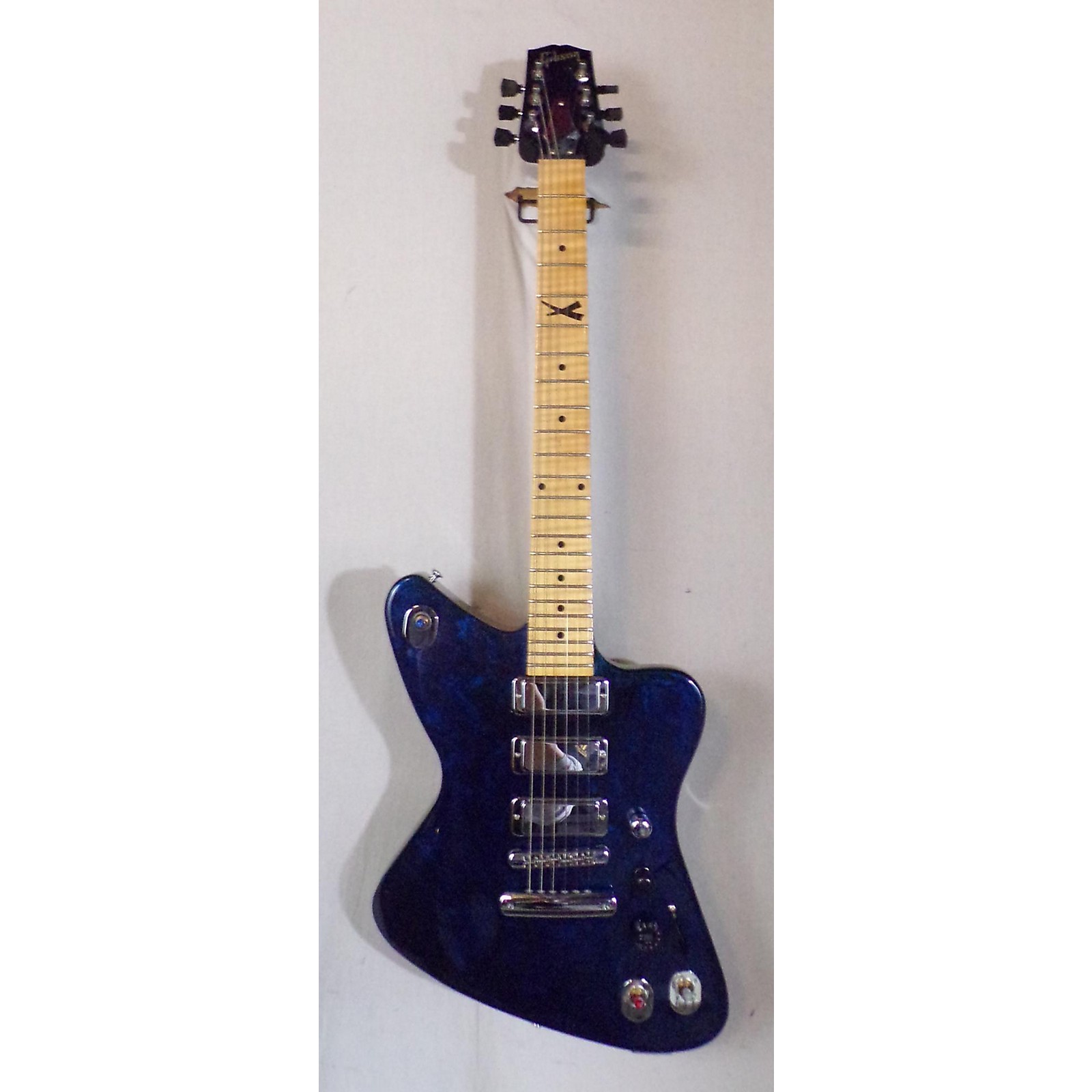 Used Gibson Firebird X Solid Body Electric Guitar Blue Musician's Friend