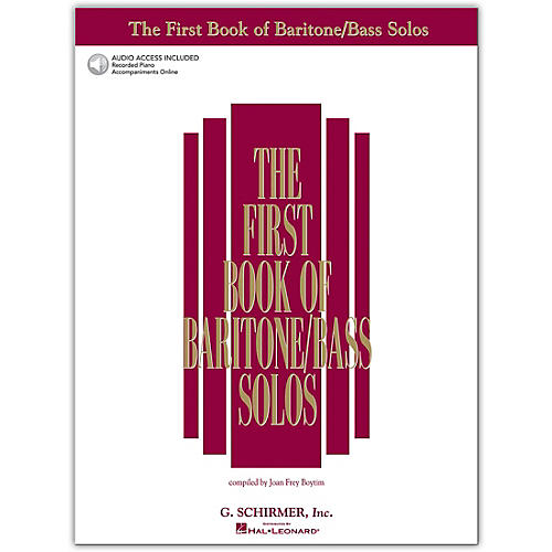 First Book/Online Audio Of Baritone  /Bass Solos Book/Online Audio
