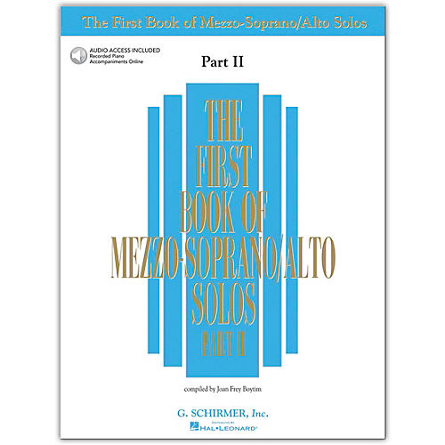 First Book/Online Audio Of Mezzo-Soprano / Alto Solos Part 2 Book/Online Audio