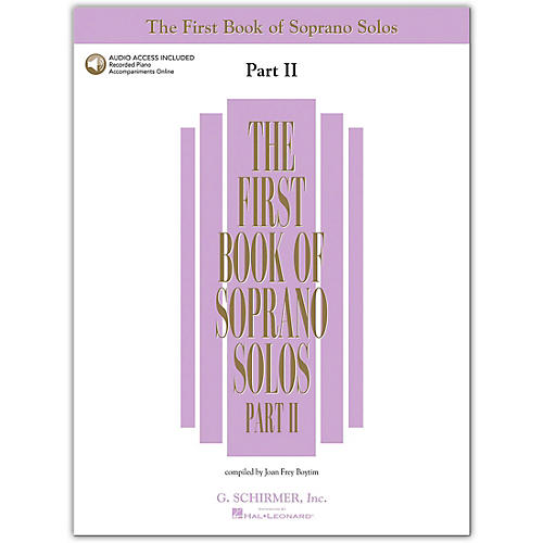 First Book/Online Audio Of Soprano Solos Part 2 Book/Online Audio