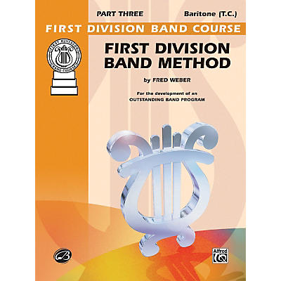 Alfred First Division Band Method Part 3 Baritone (T.C.)