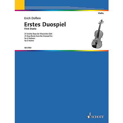 Schott First Duets for Two Violins (Performance Score) Schott Series Softcover