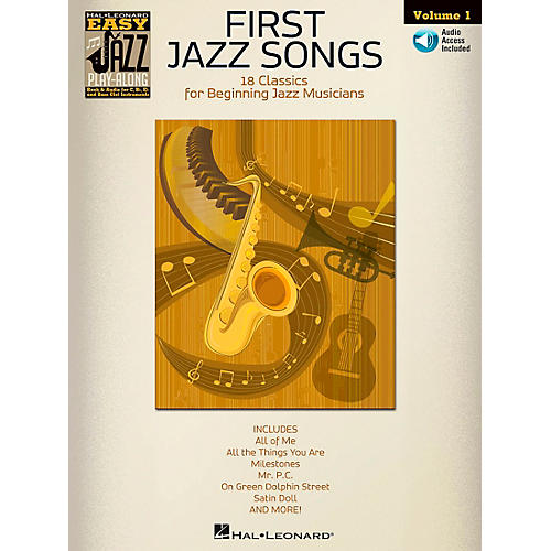 Hal Leonard First Jazz Songs - Easy Jazz Play-Along Vol. 1 Book/CD