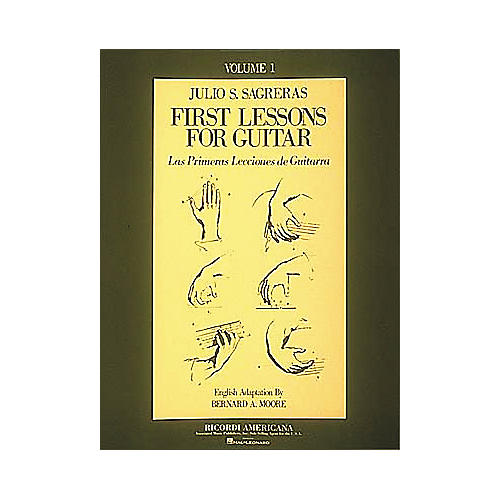 Ricordi First Lesson for Guitar Volume 1 Book