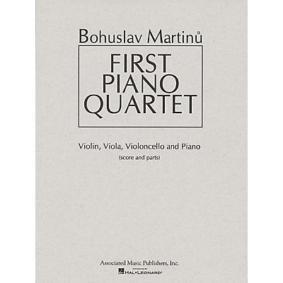 Associated First Piano Quartet (Score and Parts) Ensemble Series Composed by Bohuslav Martinu