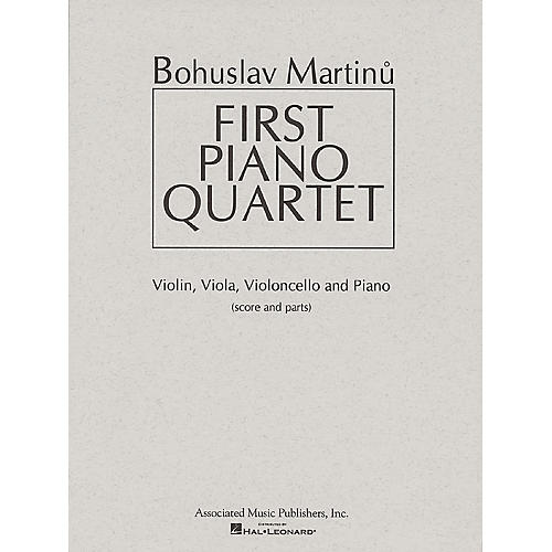 Associated First Piano Quartet (Score and Parts) Ensemble Series Composed by Bohuslav Martinu