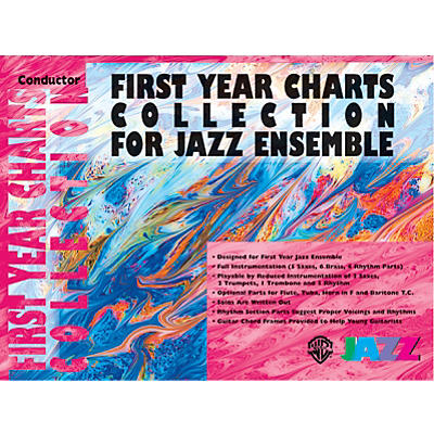 Alfred First Year Charts Collection for Jazz Ensemble 1st B-Flat Tenor Saxophone