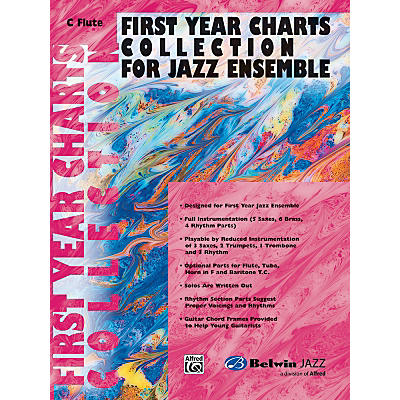 Alfred First Year Charts Collection for Jazz Ensemble C Flute