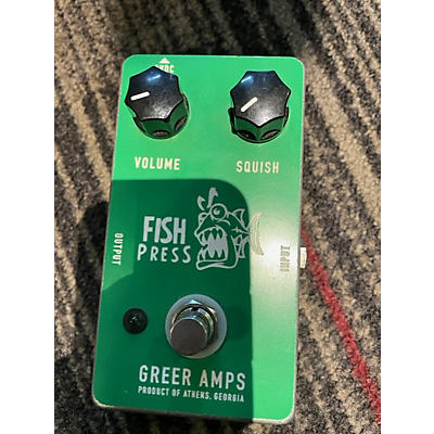 Greer Amplification Fish Press Effect Pedal