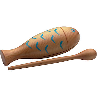 Stagg Fish-Shaped Wood Block With Mallet