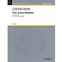 Schott Five Action Sketches (for 2 Voices and Ensemble (Score and Parts)) Ensemble Series Book