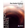 Anglo Music Press Five Festive Fanfares (Grade 4 - Score Only) Concert Band Level 4 Composed by Philip Sparke