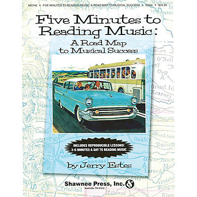 Shawnee Press Five Minutes to Reading Music - A Roadmap to Musical Success music activities & puzzles