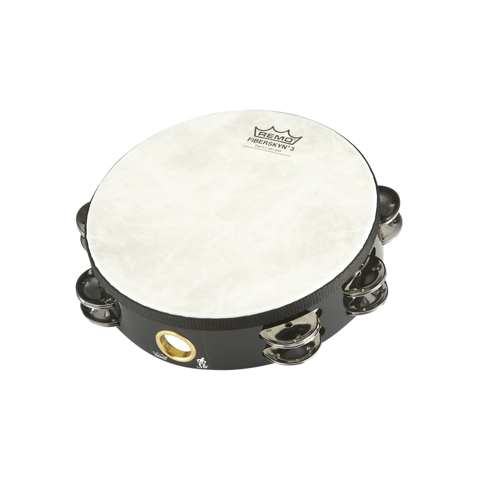 Remo FixedHead Tambourine Black 8" Musician's Friend