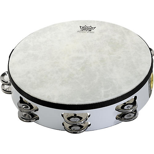 Remo Fixed-Head Tambourine Condition 1 - Mint White 8