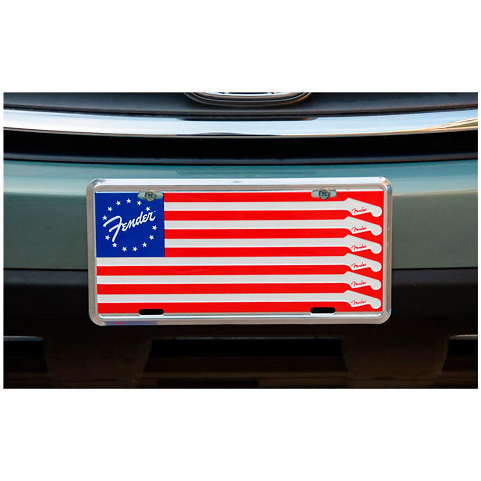 Fender Flag License Plate Musician's Friend