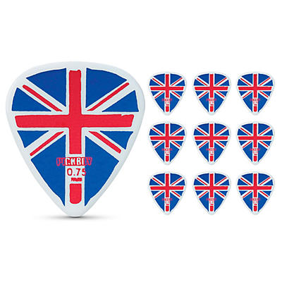 Pick Boy Flag Union Jack Large Celltex Guitar Picks