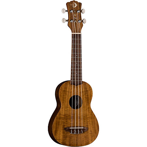 Luna Guitars Flamed Acacia Soprano Ukulele Flamed Acacia