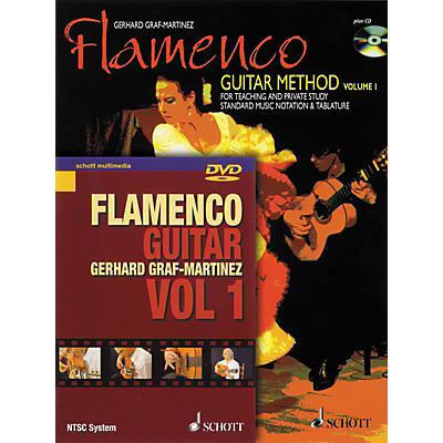 Schott Flamenco Guitar Method Volume 1 Book with CD and DVD