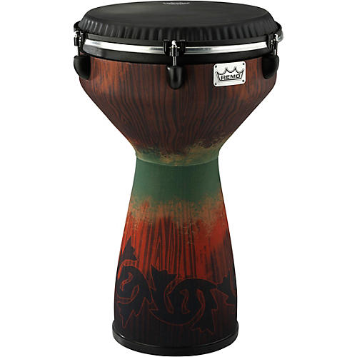 Remo Flareout Djembe Drum, Savannah Red, 13