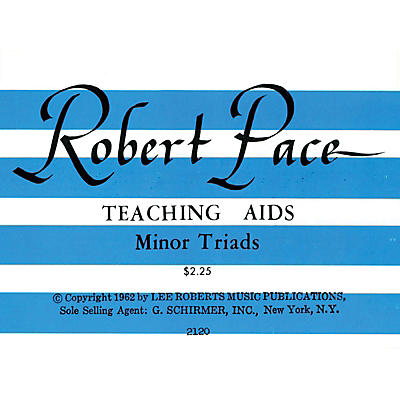 Lee Roberts Flash Cards, Minor Triads Pace Piano Education Series