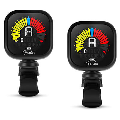 Fender Flash USB Rechargeable Clip-On Tuner 2 Pack