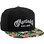 Martin Flat Brim Baseball Cap - O'ahu Logo, Black