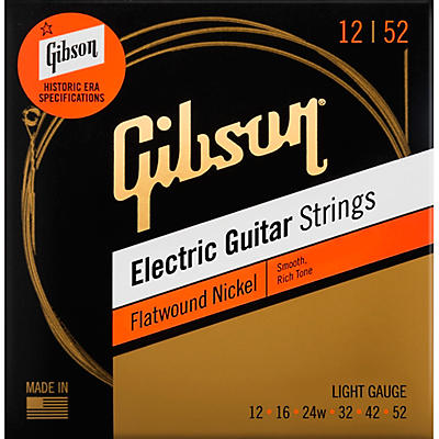 Gibson Flatwound Electric Guitar Strings