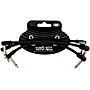 Ernie Ball Flex Patch Cable - 3 Pack 6 in. Black