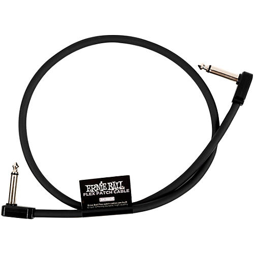 Ernie Ball Flex Patch Cable 24 in. Black