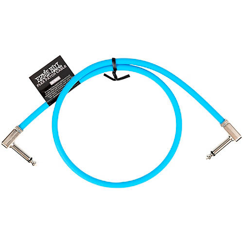 Ernie Ball Flex Patch Cable 24 in. Blue