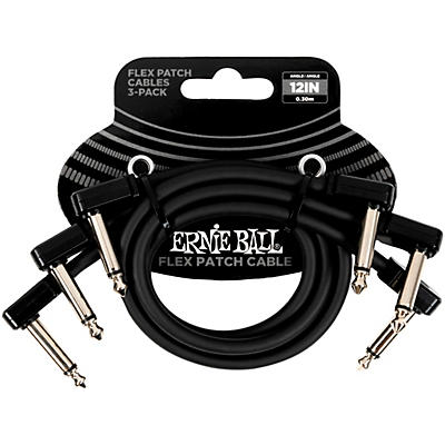 Ernie Ball Flex Patch Cable 3-Pack -