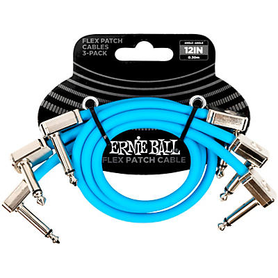 Ernie Ball Flex Patch Cable 3-Pack -