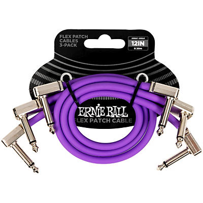 Ernie Ball Flex Patch Cable 3-Pack -