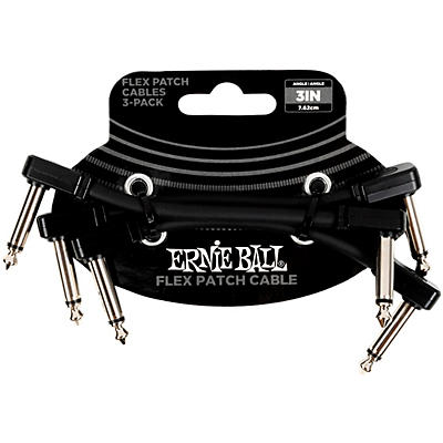 Ernie Ball Flex Patch Cable 3-Pack -