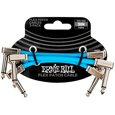 Ernie Ball Flex Patch Cable 3-Pack -