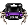 Ernie Ball Flex Patch Cable 3-Pack - 3 in. Purple