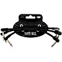 Ernie Ball Flex Patch Cable 3-Pack - 6 in. Black